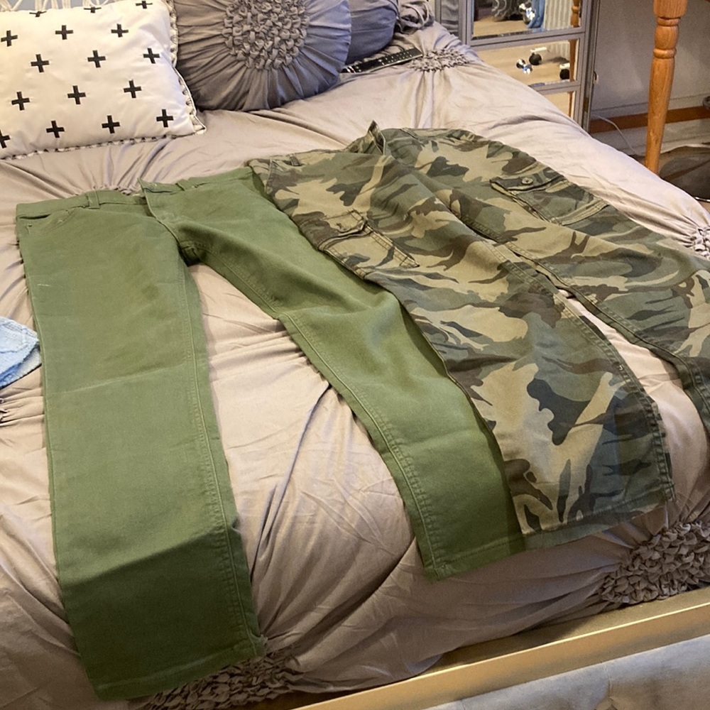 2 pairs of boys pants size 14